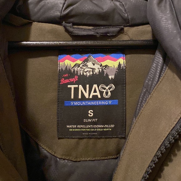 TNA Dark Olive Green Bancroft Parka Winter Ski Jacket - Picture 5 of 16